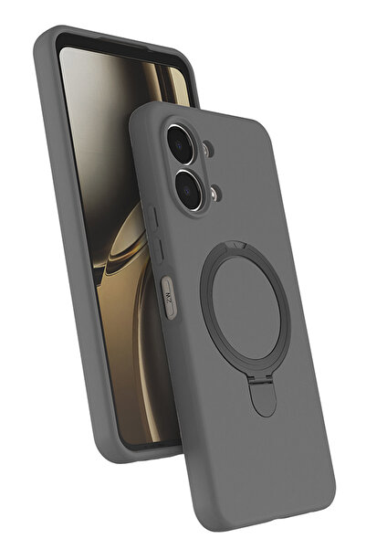 Nezih Case Oppo A6 Pro 4G Uyumlu İçi Kadife Stand Olabilen Halka Yüzüklü Şık ...