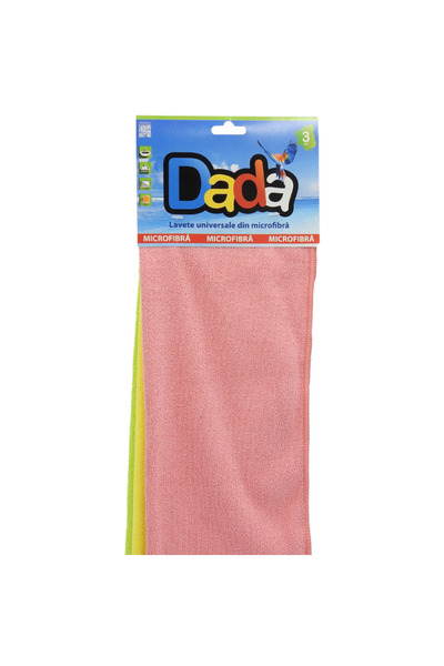 Dada Lavete universale din microfibră pentru curățare 30x40 cm, Pachet de 3
