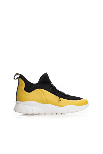 UrbanShoes Pantofi sport bărbați din piele naturală, Leofex - Robert Galben N...
