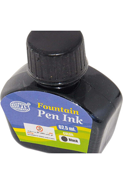 FİS FSIK 020 PBK Fountain Pen Ink 62.5 ml Brilliant Black