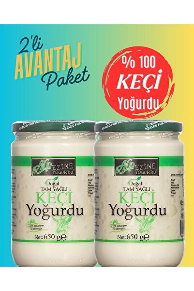 ALPOLİVA ALP KEÇİ YOĞURDU 2 ADET 650 G (1300G)