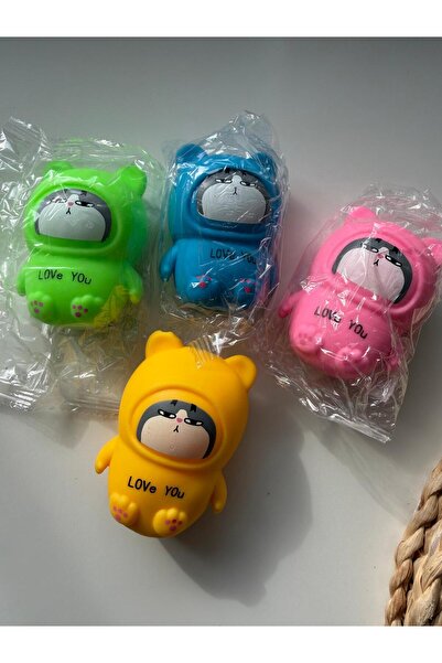 Bumelo Random Renk Gönderilir Astronot Kedi Squishy-Sukuşi-Moj Moj Stres Topu...