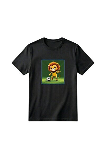ERDEM KIDS Tricou casual din bumbac, cu mânecă scurtă, cu imprimeu, pentru fe...
