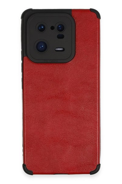New Face Ilkeshop New Mi 13 Pro Case Loop Leather Silicone (111441) - Red