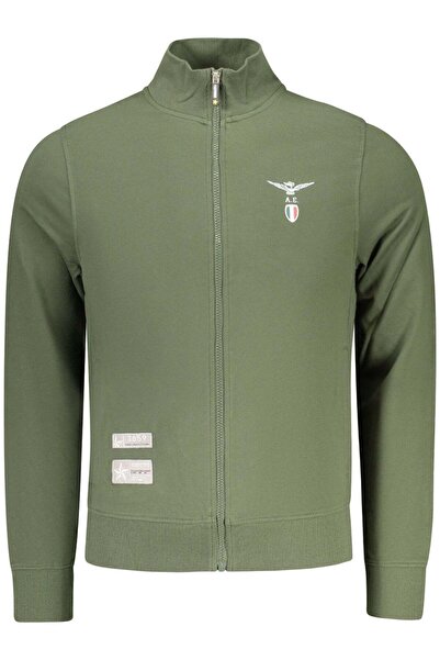 ACCADEMIA MILITARE Hanorac Barbati cu fermoar, Verde Army