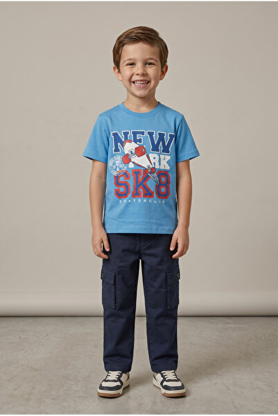 ETEN Boy Graphic T-Shirt Short Sleeve, 5-6Y