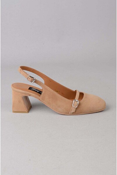 SEÇ KUNDURA SEÇ 2697 PANTOFI CU TOC DIN PIELE NATURALĂ (Înălțime toc: 7 cm) S...