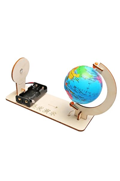 Junios Joc STEM educativ – Model DIY rotatia Pamantului zi si noapte