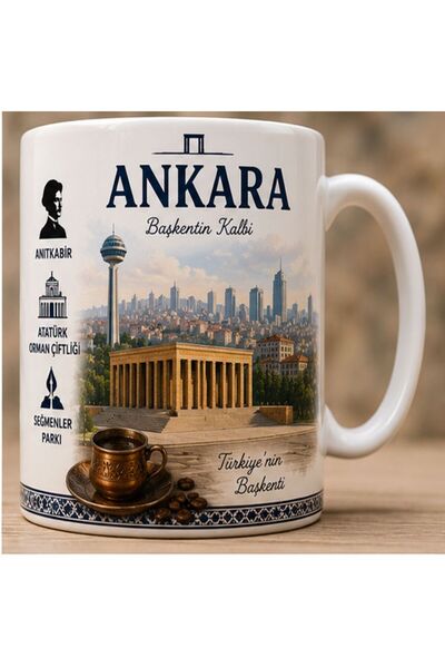 KADOREX DESIGN Turkish Cities Special Design Mug – Collection with Regional C...