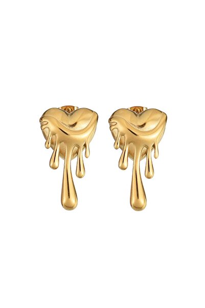 DELREYNA JEWELLERY Cercei inimă topită