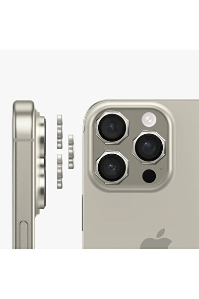 CaseHub iPhone 14 Pro / 14 Pro Max Safir Kamera Koruyucu Premium Sekizgen Tasarım Takma ve Çıkarma Aparatlı