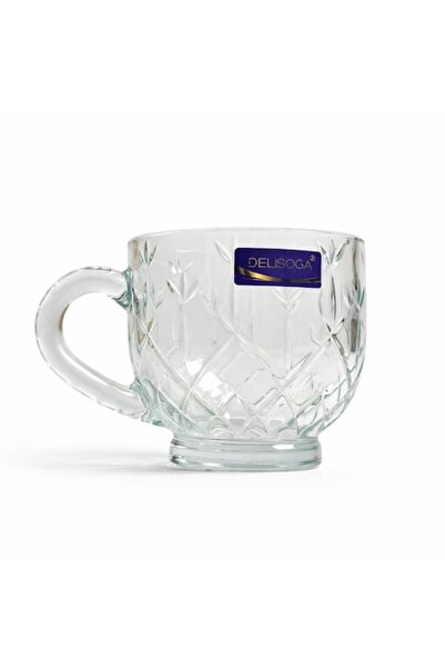 Delisoga Set de 6 pahare din sticlă Delisoga, model elegant embosat, ideale p...