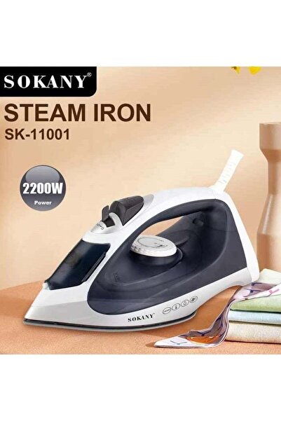 SOKANY SK-11001 Powerful Ceramic Steam Iron - 2200 Watt