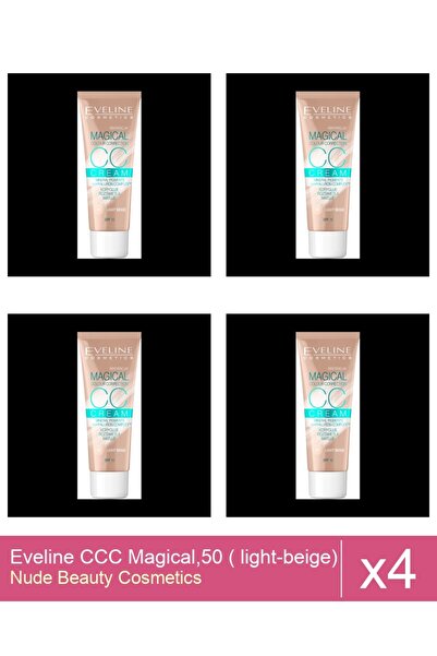 Makeup Set 4x Eveline CCC Magical,50 ( light-beige) , 30 ml
