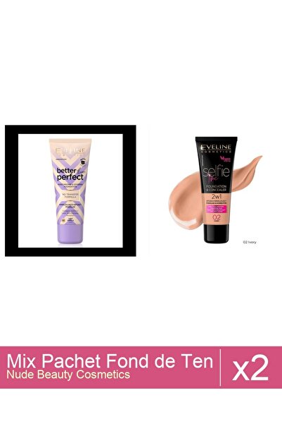 Makeup Set Mix 2 produse Fond De Ten: Fond de ten, Eveline Cosmetics, Selfie ...