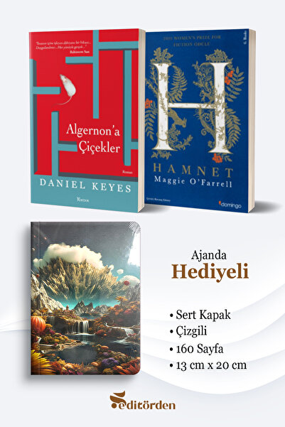 Domingo Yayınevi Algernon’a Çiçekler - Hamnet/Maggie O’Farrell - Ajanda Hediyeli