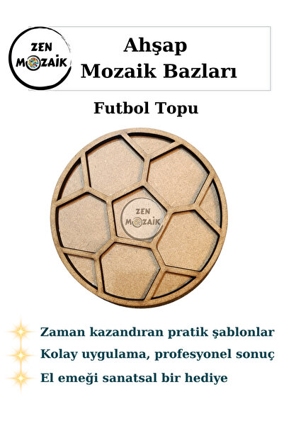 Zen Mozaik Kolay Mozaik Yapım Bazı | Boyama ve Mozaik Yapımına Uygun Hazır Şa...