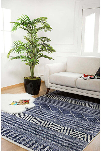 halinet Halı.Net White Modern Washable Non-Slip Living Room Carpet Haln-Hln941