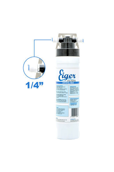 Eiger Filter Φίλτρο Νερού Crystal Max με Μεμβράνη Υπερφίλτρανσης 0.01 micron ...