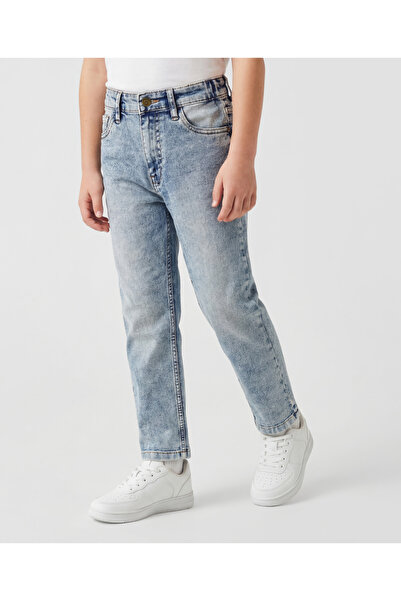 Pine kids Denim Woven Full Length Jeans - Blue