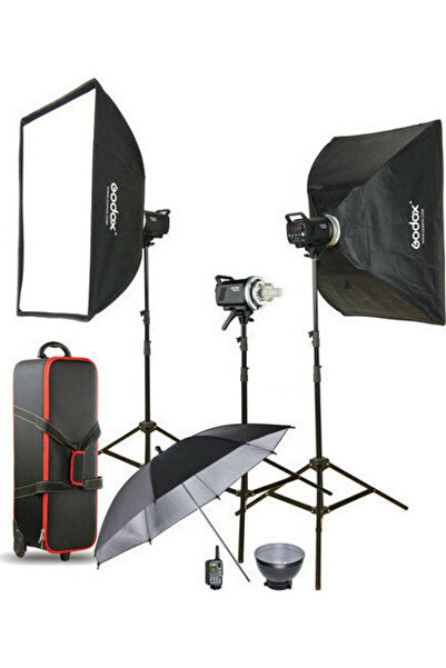Godox MS200D-KIT - Manual Studio Flash Kit με 3x200Ws με ενσωματωμένη ραδιοσυ...