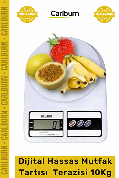 Carlburn #Terazi Elektronik SF400 LCD Ekranlı Gram Dijital Hassas Mutfak Tart...