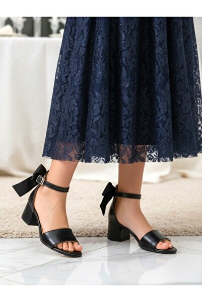 ellaboni Girl's Evening Dress Shoes with Bow Detail, Silver Shiny Glitter Tee...