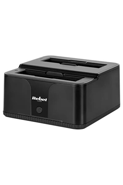 Rebel Docking Station HDD 3.5" /2.5" SSD microSD /SD /HUB USB 3.0 20TB KOM01041