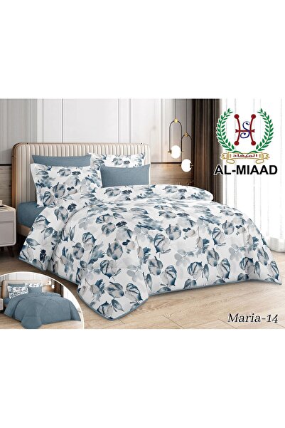 ALMIAAD Summer Cool Microfiber Double Bed Sheet Set 6Pcs Bedsheet Set 6 Piece...