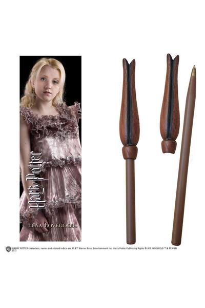 Noble Collection Pix Harry Potter - Luna Lovegood Bagheta magica + Semn de Carte