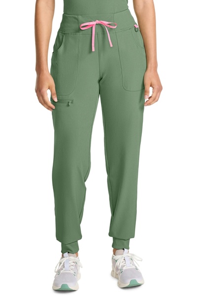 Med Couture Pantaloni medicali jogger de damă MC AMP, Verde Beyond (MC102)