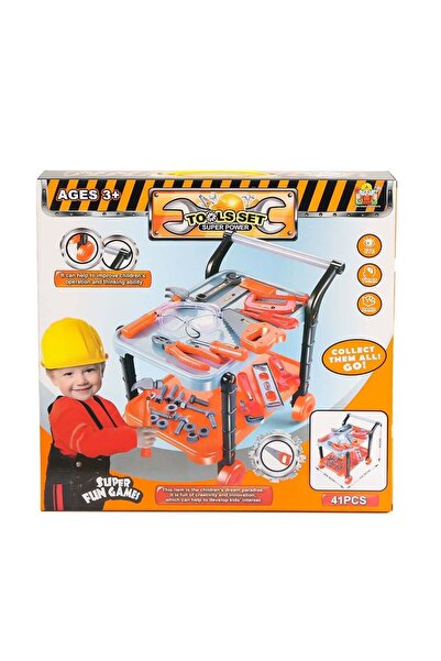 WOWMOMKIDS 36778-53 Car Repair Set 41 Pieces-Karsan