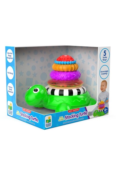 The Learning Journey EARLY LEARNING! PULL ALONG STACKING TURTLE