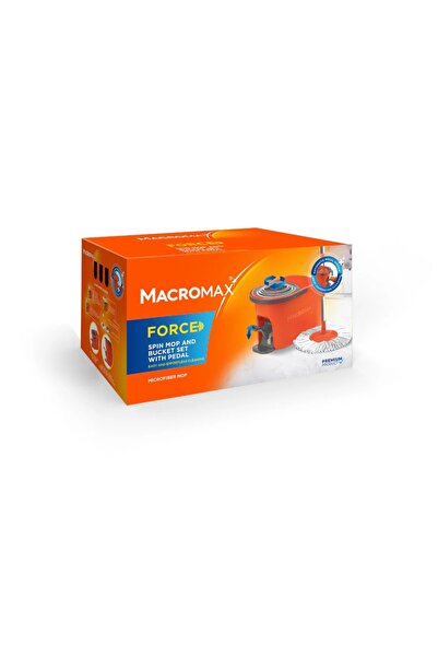 MACROMAX Găleată cu mop rotativ Force, sistem centrifugare, 360°