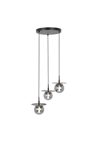 Kaja FERMI K-5385 Lampă suspendată modernă cu 3 lumini, Ø44cm, Sfere din stic...