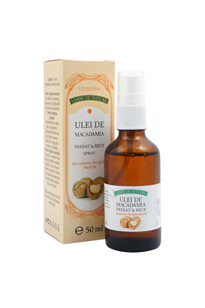 Verre De Nature Cold-pressed macadamia oil 50 ml, spray, set of 2 pieces