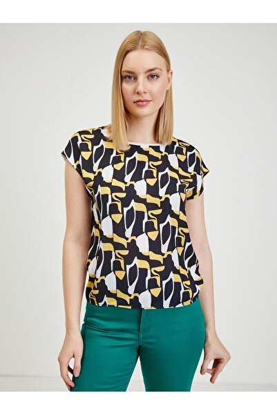 ORSAY Tricou de damă cu model, galben și albastru