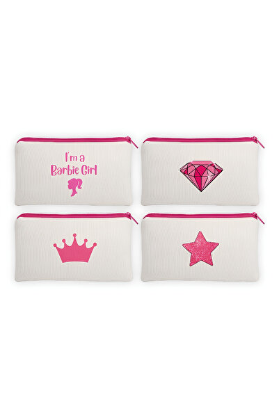 Hayali Şeyler Barbie Girl Pen Holder Organizer Set of 4