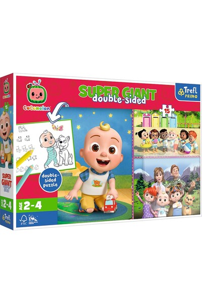 NO BRAND PUZZLE TREFL PRIMO SUPER GIANT 15 COCOMELON