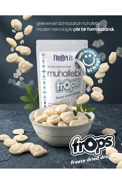 Frodelis Damla Sakızı Aromalı Muhallebi Frops