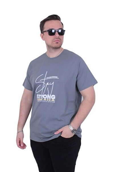 Starbattal Tricou cu gâtul în formă de O pentru bărbați, mărime mare, Strong ...