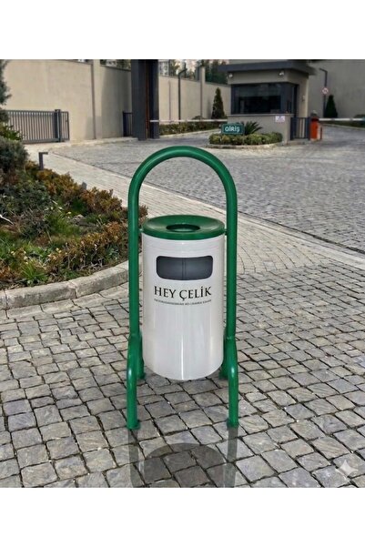 Hey ÇeLik Dış Mekan Park ve Bahçe Ayaklı Sallanır Çöp Kovası