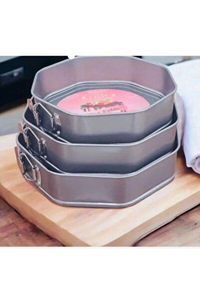 gelalbe 3-Piece Octagonal Clamp Cake Mold