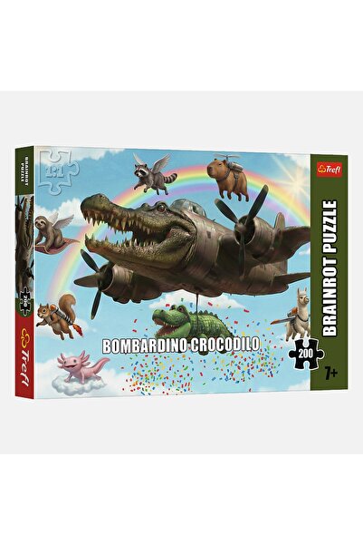 Trefl Puzzle Brainrots Bombardino Crocodilo (200 Piese)