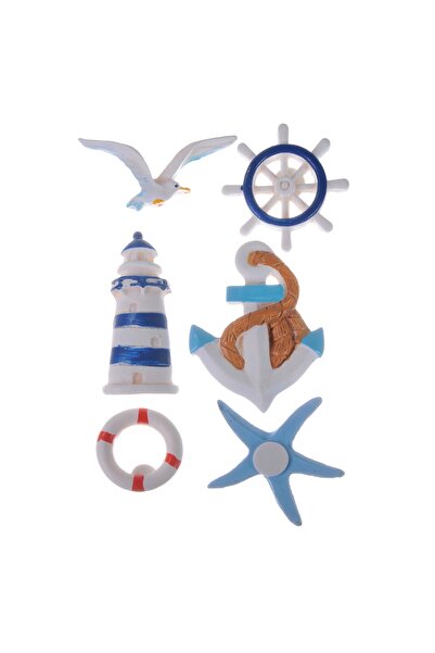 Zumzeria Autocolante decorative Ancore 5cm - 6 bucăți