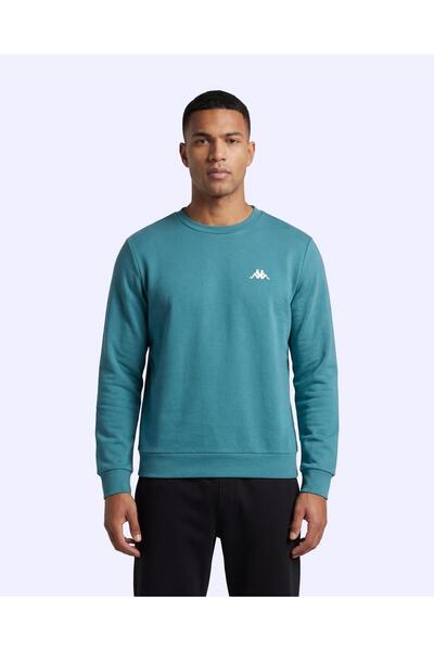 Kappa Tera Crewneck Erkek Yeşil Regular Sweatshirt
