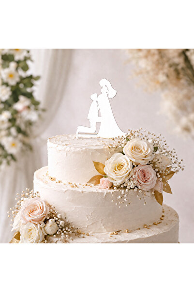 OEM Wedding Cake Topper – Romantic Silhouette (15 cm)