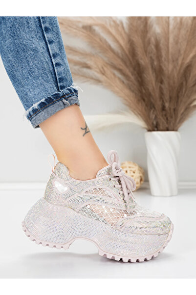 mei Pantofi Sport Dama cu Platforma 6968-1 Roz