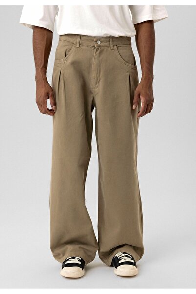 S13 Store Mink Balloon Fit Gabardine Trousers