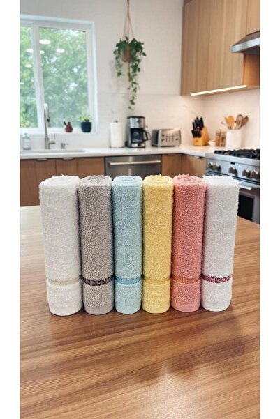 Çeyiz Diyarı Heves 6-Piece Kitchen Towel Set 30X30 cm